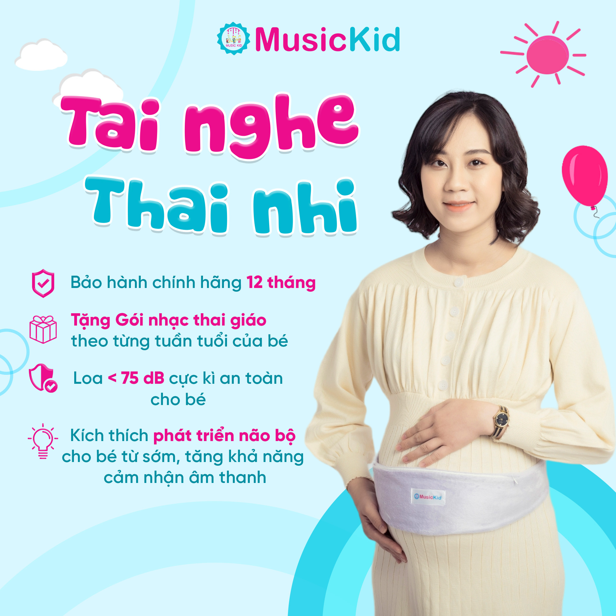 Tai nghe thai giáo - âm thanh diệu kỳ